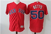Boston Red Sox #50 Mookie Betts Red New Cool Base Jersey,baseball caps,new era cap wholesale,wholesale hats